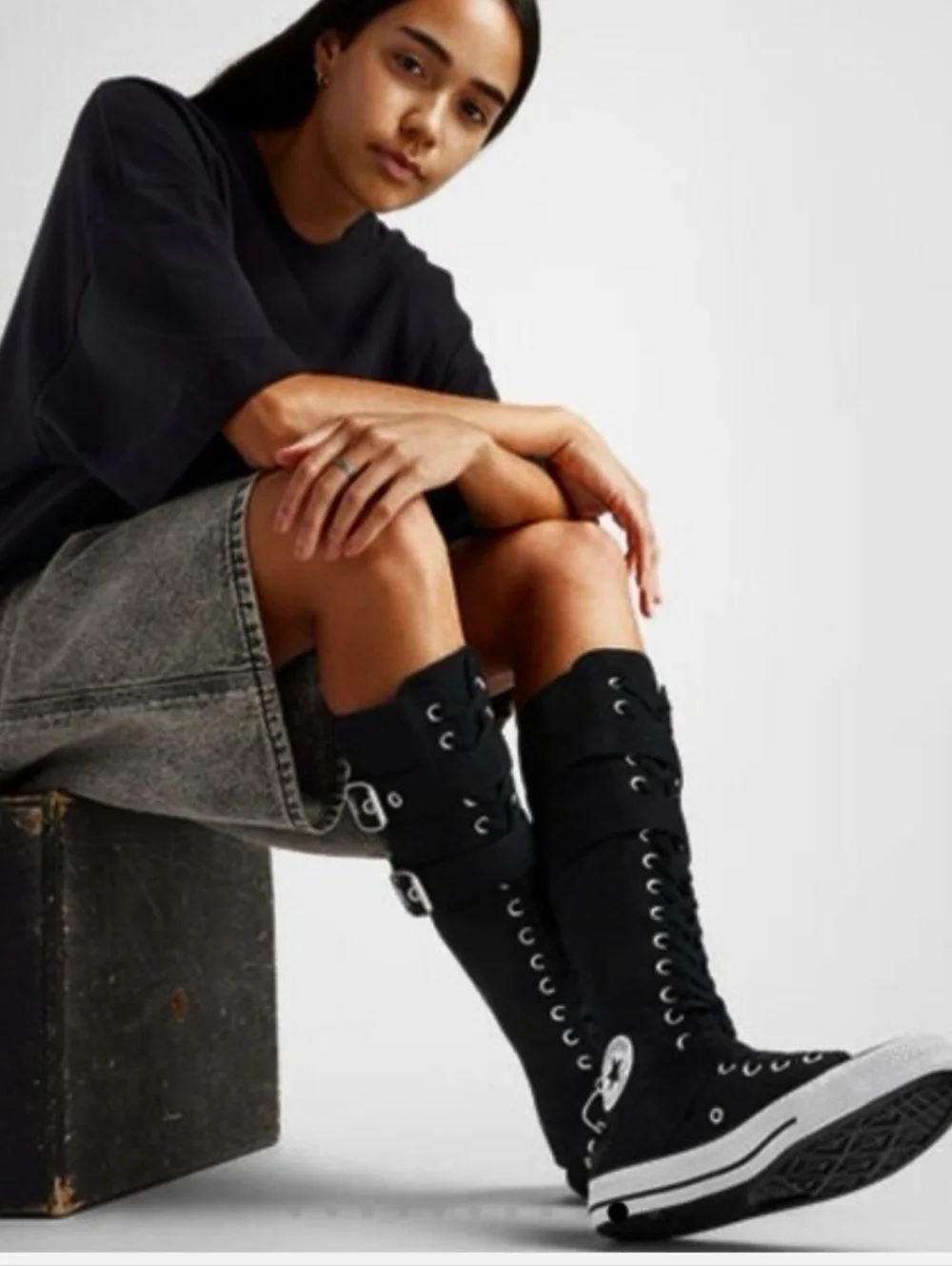 New Converse Chuck Taylor All Star XX-Hi Straps & Buckles Unisex Sneakers - Picture 3 of 14